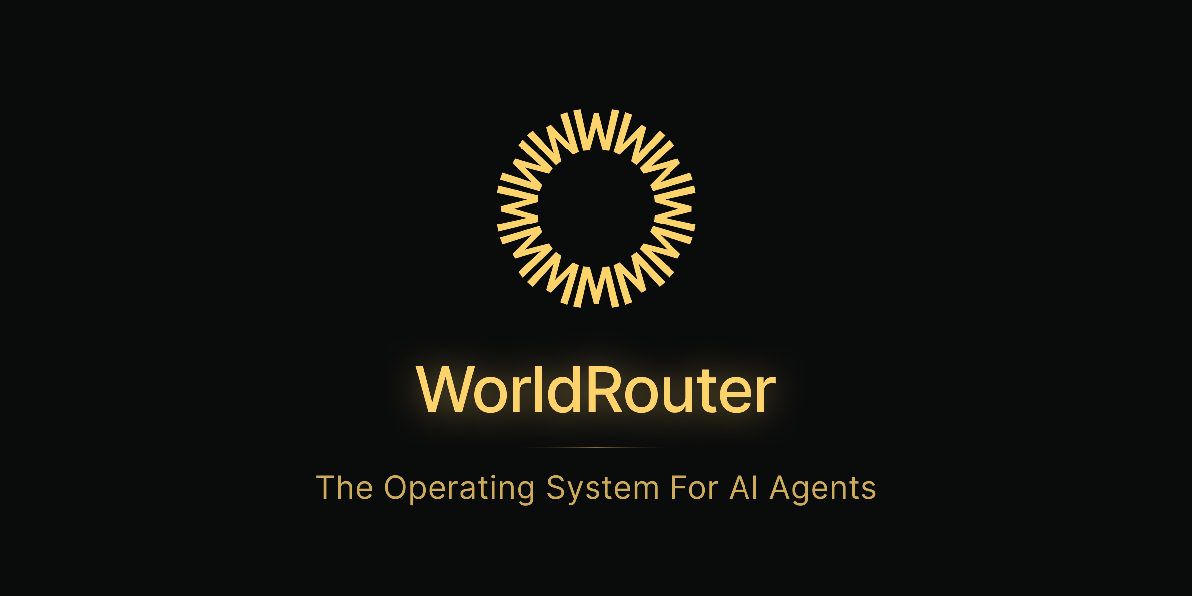 WorldRouter — The operating system for agents